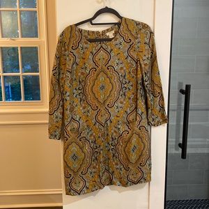 Jcrew silk dress, size 4